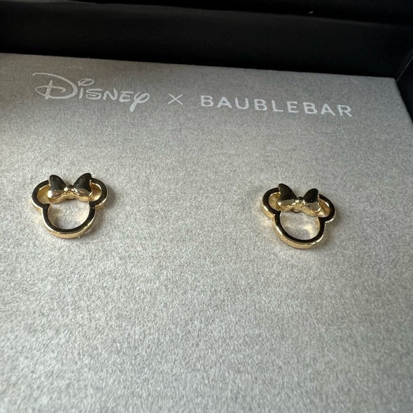 Disney X Baublebar Earrings Studs Minnie Mouse - Picture 4 of 5
